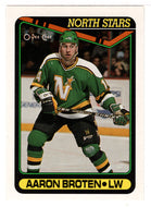 Aaron Broten - Minnesota North Stars (NHL Hockey Card) 1990-91 O-Pee-Chee # 118 Mint