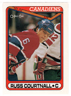 Russ Courtnall - Montreal Canadiens (NHL Hockey Card) 1990-91 O-Pee-Chee # 124 Mint