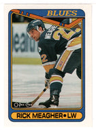 Rick Meagher - St. Louis Blues (NHL Hockey Card) 1990-91 O-Pee-Chee # 125 Mint