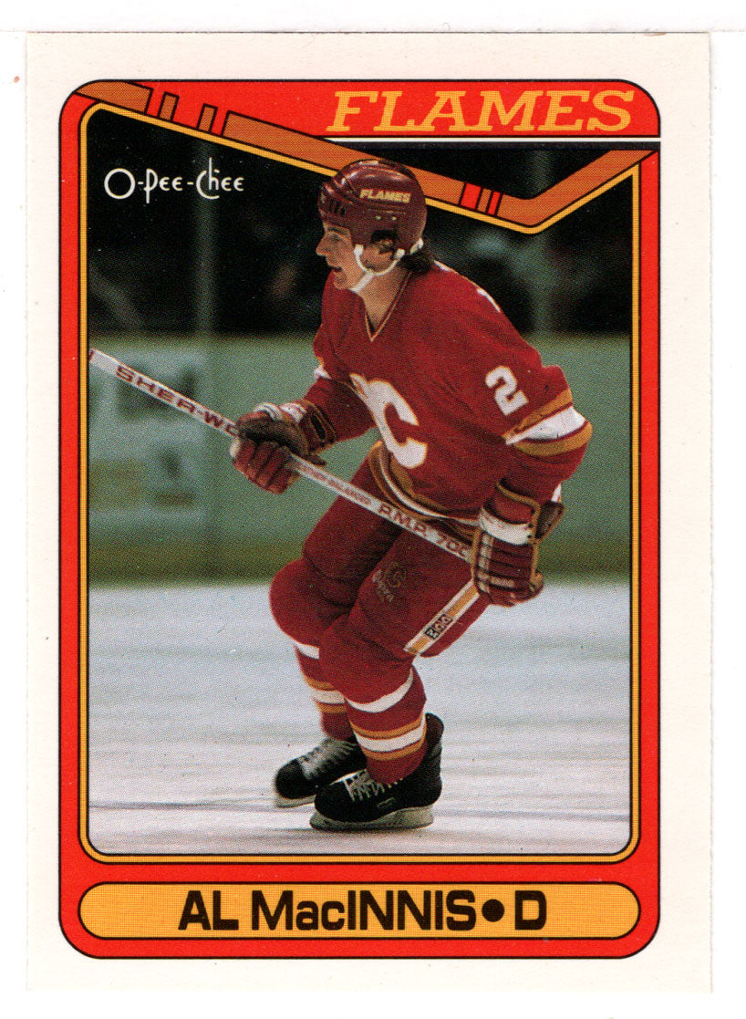  Hockey NHL 1987-88 Topps #72 Al MacInnis #72 NM Flames