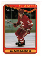 Al MacInnis - Calgary Flames (NHL Hockey Card) 1990-91 O-Pee-Chee # 127 Mint