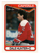 Dale Hunter - Washington Capitals (NHL Hockey Card) 1990-91 O-Pee-Chee # 129 Mint