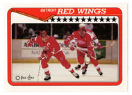 Detroit Red Wings - Team Stats (NHL Hockey Card) 1990-91 O-Pee-Chee # 133 Mint