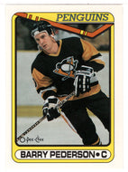 Barry Pederson - Pittsburgh Penguins (NHL Hockey Card) 1990-91 O-Pee-Chee # 134 Mint