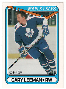 Gary Leeman - Toronto Maple Leafs (NHL Hockey Card) 1990-91 O-Pee-Chee # 135 Mint