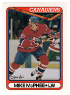 Mike McPhee - Montreal Canadiens (NHL Hockey Card) 1990-91 O-Pee-Chee # 137 Mint