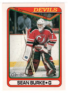 Sean Burke - New Jersey Devils (NHL Hockey Card) 1990-91 O-Pee-Chee # 140 Mint