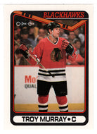 Troy Murray - Chicago Blackhawks (NHL Hockey Card) 1990-91 O-Pee-Chee # 160 Mint