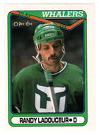 Randy Ladouceur - Hartford Whalers (NHL Hockey Card) 1990-91 O-Pee-Chee # 162 Mint