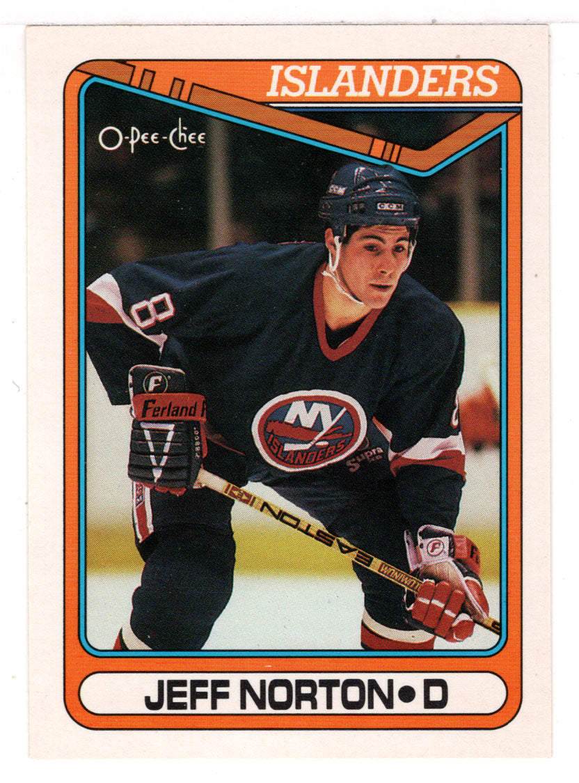 Jeff Norton - New York Islanders (NHL Hockey Card) 1990-91 O-Pee-Chee # 166 Mint