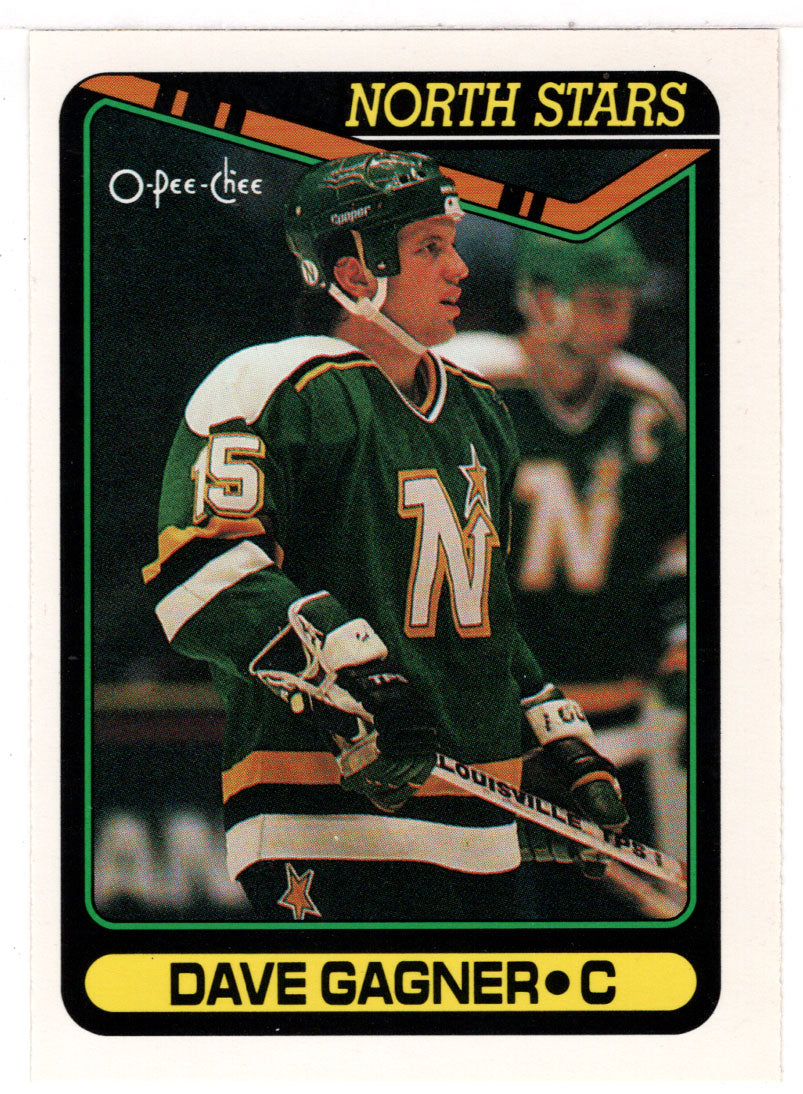 Dave Gagner - Minnesota North Stars (NHL Hockey Card) 1990-91 O-Pee-Chee # 168 Mint