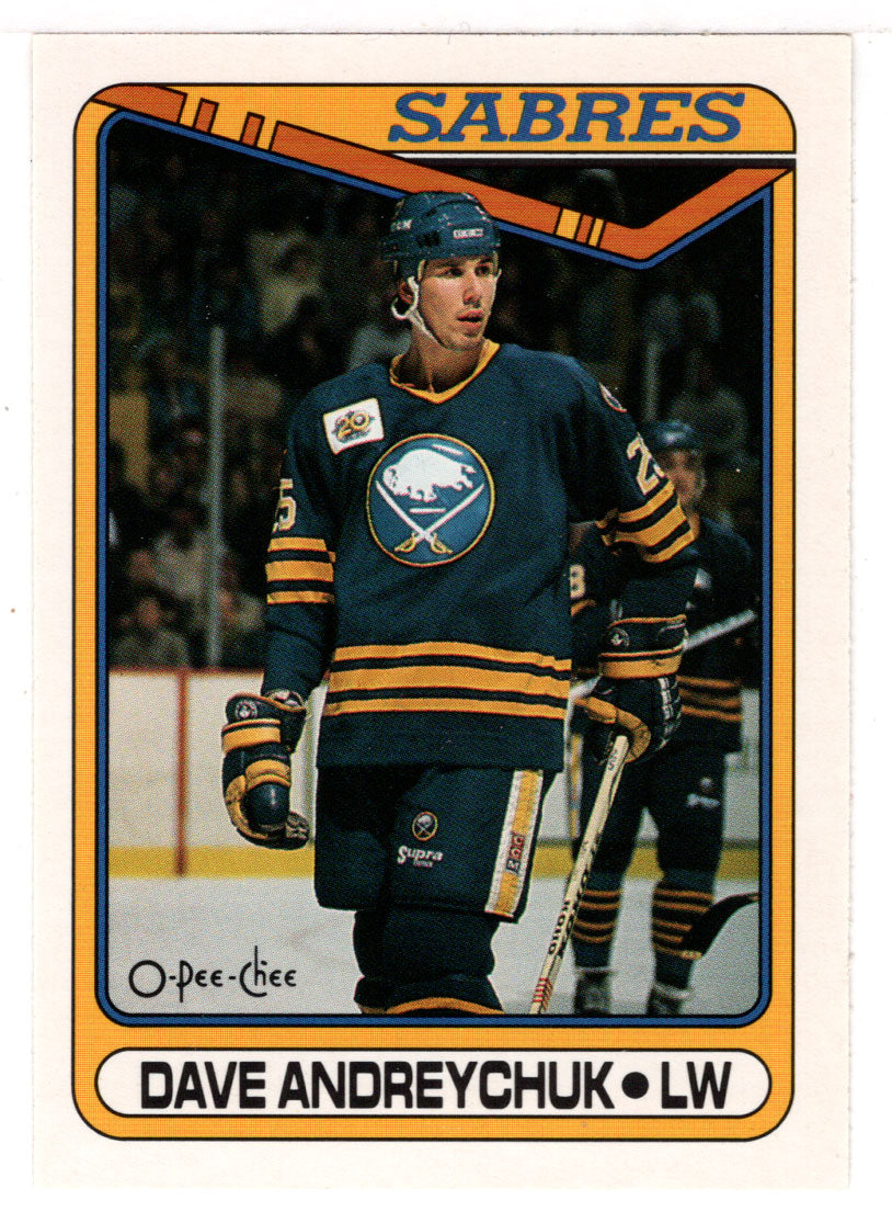 Dave Andreychuk - Buffalo Sabres (NHL Hockey Card) 1990-91 O-Pee-Chee # 169 Mint