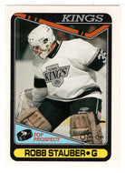 Robb Stauber RC - Los Angeles Kings (NHL Hockey Card) 1990-91 O-Pee-Chee # 181 Mint