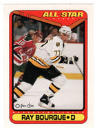 Ray Bourque - Boston Bruins - All-Star (NHL Hockey Card) 1990-91 O-Pee-Chee # 196 Mint