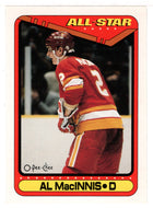 Al MacInnis - Calgary Flames - All-Star (NHL Hockey Card) 1990-91 O-Pee-Chee # 197 Mint
