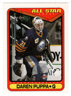 Daren Puppa - Buffalo Sabres - All-Star (NHL Hockey Card) 1990-91 O-Pee-Chee # 204 Mint