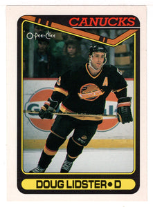 Doug Lidster - Vancouver Canucks (NHL Hockey Card) 1990-91 O-Pee-Chee # 207 Mint