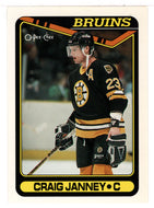 Craig Janney - Boston Bruins (NHL Hockey Card) 1990-91 O-Pee-Chee # 212 Mint