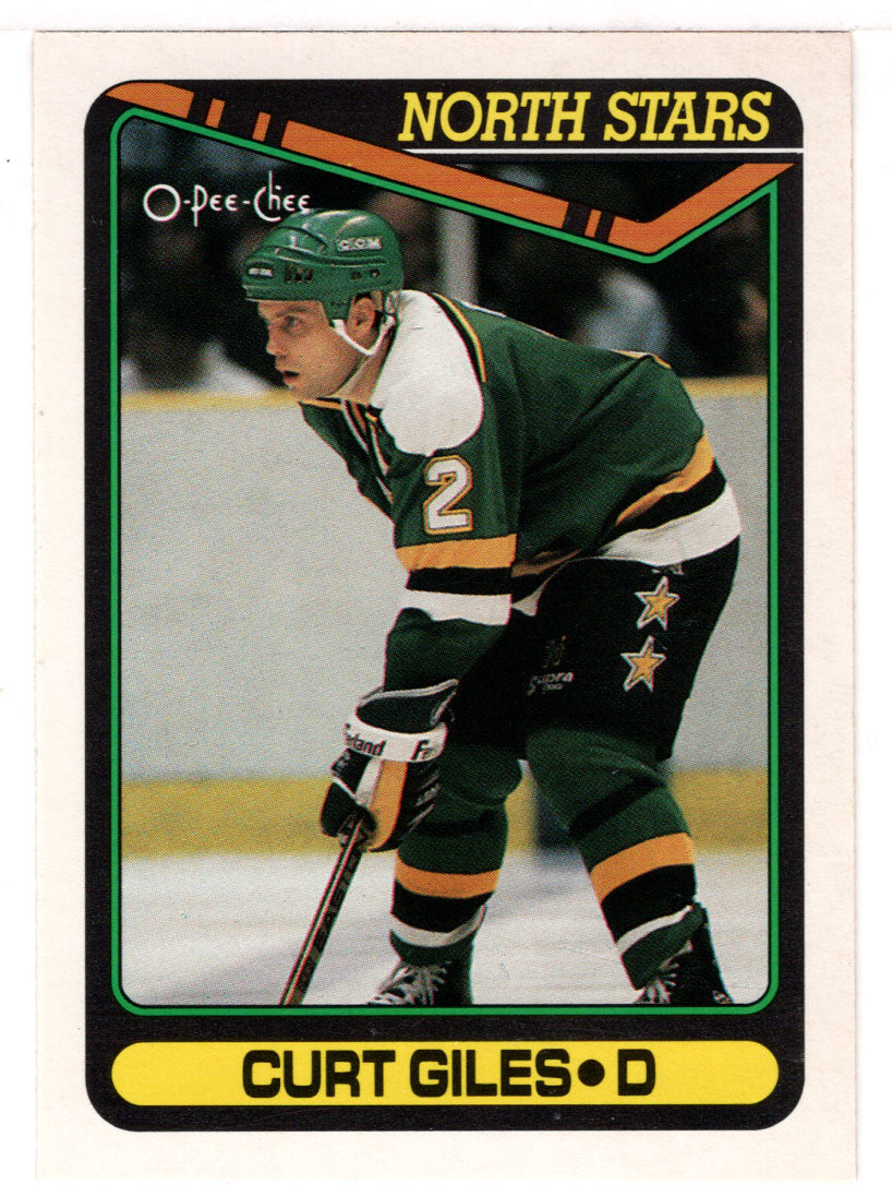 Curt Giles - Minnesota North Stars (NHL Hockey Card) 1990-91 O-Pee-Chee # 228 Mint