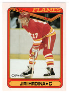 Jiri Hrdina RC - Calgary Flames (NHL Hockey Card) 1990-91 O-Pee-Chee # 234 Mint