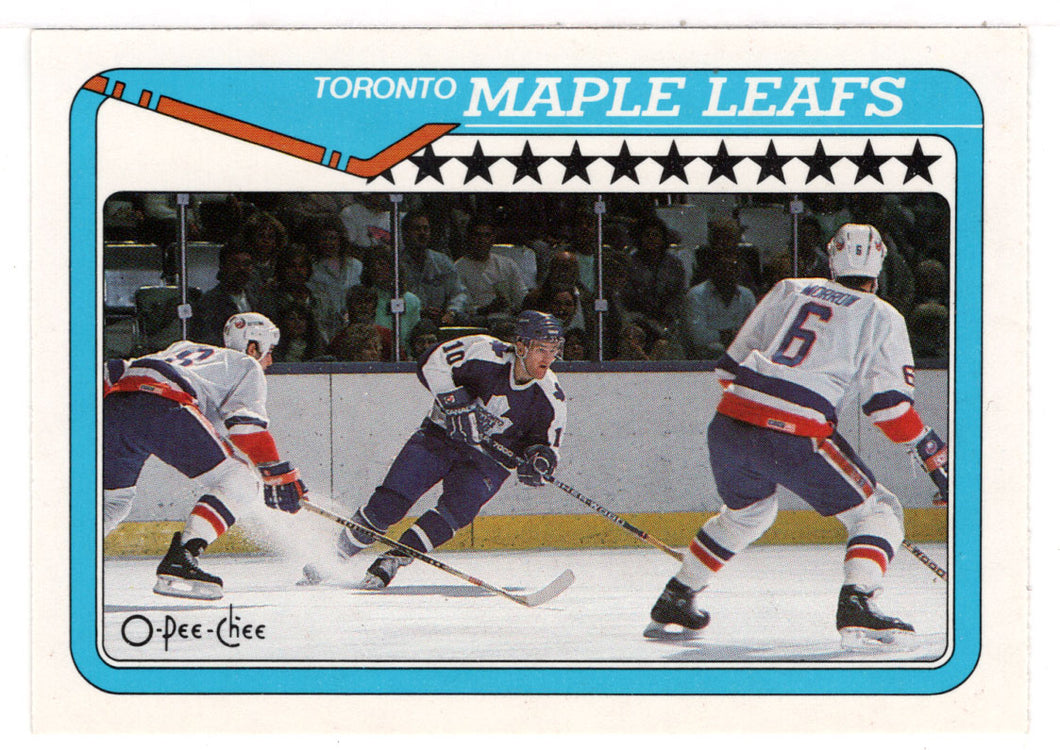 Toronto Maple Leafs - Team Stats (NHL Hockey Card) 1990-91 O-Pee-Chee # 241 Mint