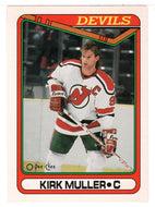 Kirk Muller - New Jersey Devils (NHL Hockey Card) 1990-91 O-Pee-Chee # 245 Mint