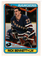 Rick Bennett RC - New York Rangers (NHL Hockey Card) 1990-91 O-Pee-Chee # 252 Mint