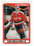 Don Beaupre - Washington Capitals (NHL Hockey Card) 1990-91 O-Pee-Chee # 253 Mint