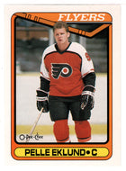 Pelle Eklund - Philadelphia Flyers (NHL Hockey Card) 1990-91 O-Pee-Chee # 254 Mint