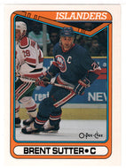 Brent Sutter - New York Islanders (NHL Hockey Card) 1990-91 O-Pee-Chee # 258 Mint