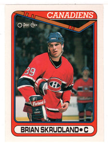 Brian Skrudland - Montreal Canadiens (NHL Hockey Card) 1990-91 O-Pee-Chee # 270 Mint