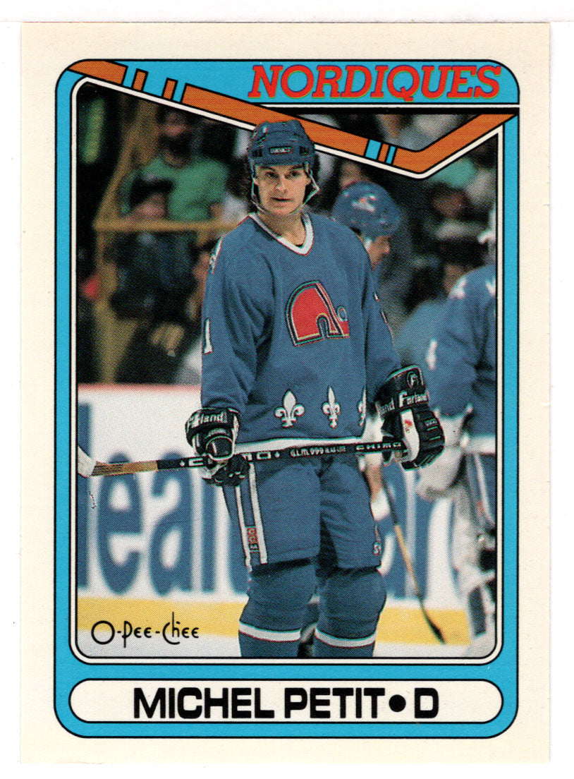 Michel Petit - Quebec Nordiques (NHL Hockey Card) 1990-91 O-Pee-Chee # 271 Mint