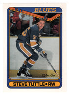 Steve Tuttle - St. Louis Blues (NHL Hockey Card) 1990-91 O-Pee-Chee # 278 Mint