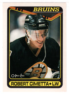 Robert Cimetta RC - Boston Bruins (NHL Hockey Card) 1990-91 O-Pee-Chee # 288 Mint