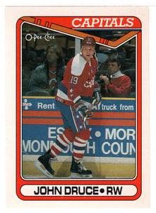 John Druce RC - Washington Capitals (NHL Hockey Card) 1990-91 O-Pee-Chee # 298 Mint