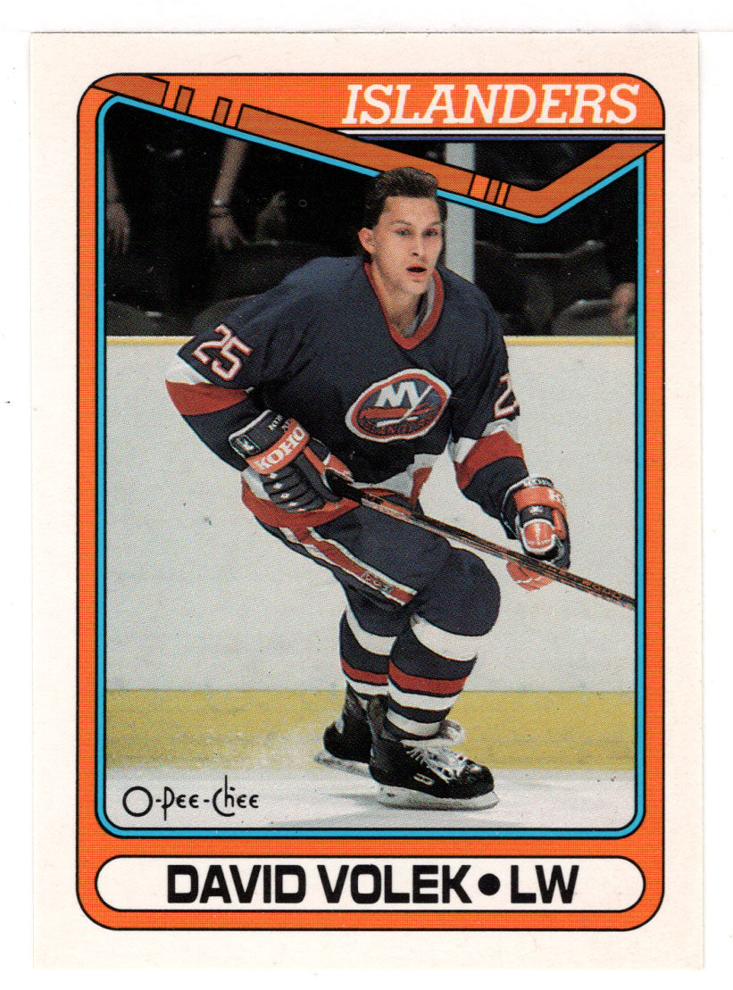 David Volek - New York Islanders (NHL Hockey Card) 1990-91 O-Pee-Chee # 300 Mint