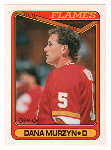 Dana Murzyn - Calgary Flames (NHL Hockey Card) 1990-91 O-Pee-Chee # 304 Mint