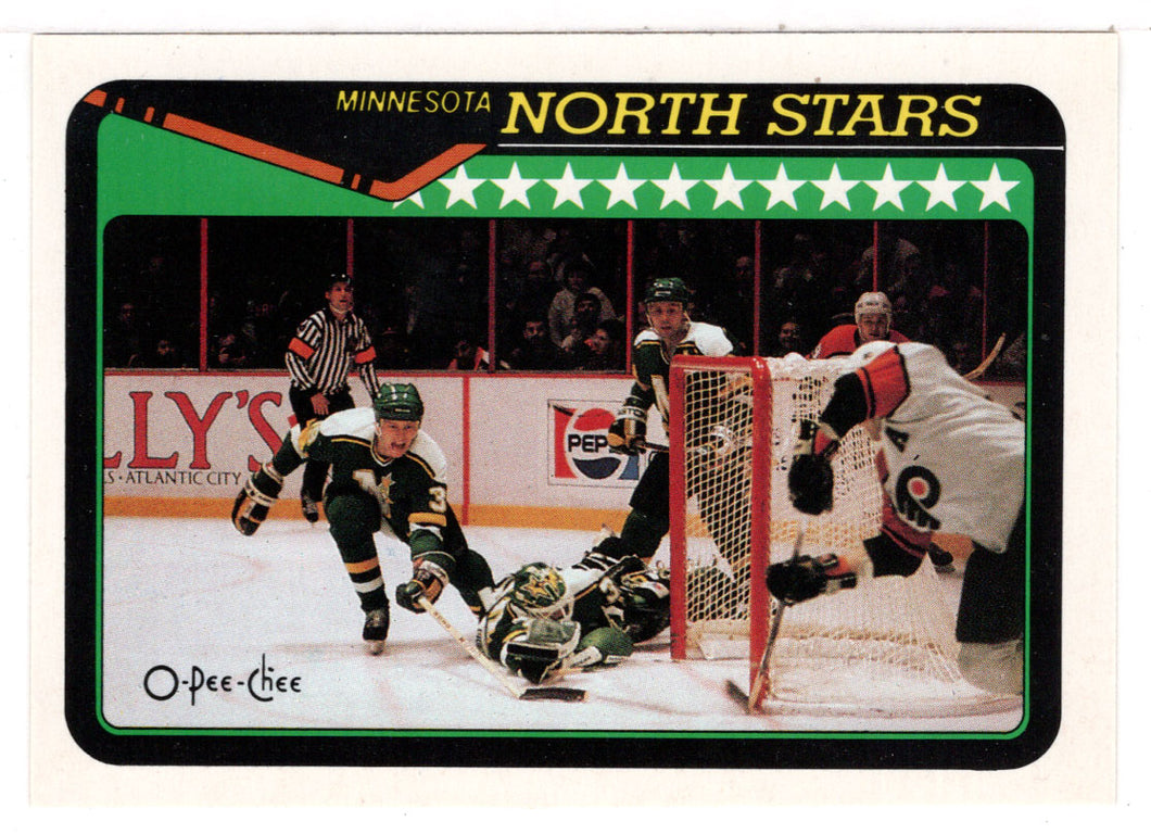 Minnesota North Stars - Team Stats (NHL Hockey Card) 1990-91 O-Pee-Chee # 305 Mint