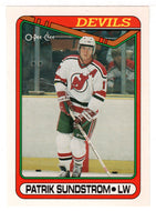 Patrik Sundstrom - New Jersey Devils (NHL Hockey Card) 1990-91 O-Pee-Chee # 306 Mint