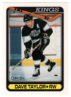 Dave Taylor - Los Angeles Kings (NHL Hockey Card) 1990-91 O-Pee-Chee # 314 Mint