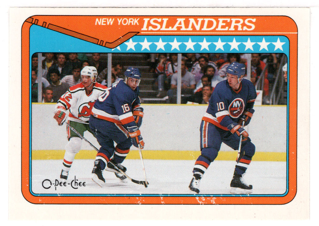 New York Islanders - Team Stats (NHL Hockey Card) 1990-91 O-Pee-Chee # 315 Mint