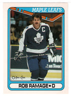 Rob Ramage - Toronto Maple Leafs (NHL Hockey Card) 1990-91 O-Pee-Chee # 317 Mint