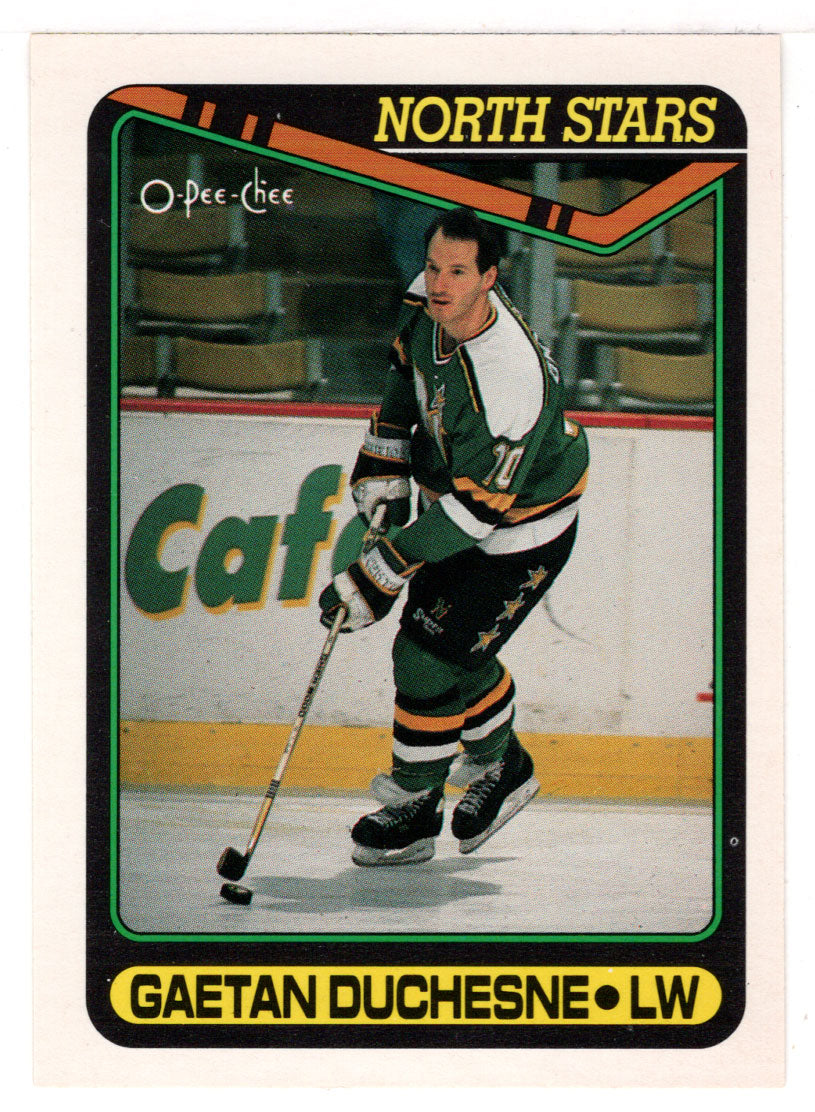 Gaetan Duchesne - Minnesota North Stars (NHL Hockey Card) 1990-91 O-Pee-Chee # 319 Mint