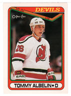 Tommy Albelin - New Jersey Devils (NHL Hockey Card) 1990-91 O-Pee-Chee # 323 Mint