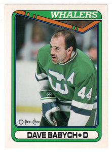 Dave Babych - Hartford Whalers (NHL Hockey Card) 1990-91 O-Pee-Chee # 328 Mint