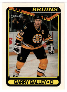 Garry Galley RC - Boston Bruins (NHL Hockey Card) 1990-91 O-Pee-Chee # 331 Mint