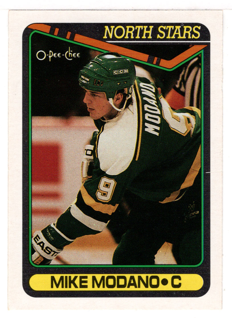 Mike Modano RC - Minnesota North Stars (NHL Hockey Card) 1990-91 O-Pee-Chee # 348 Mint