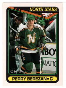 Perry Berezan RC - Minnesota North Stars (NHL Hockey Card) 1990-91 O-Pee-Chee # 357 Mint