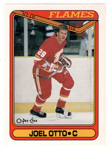 Joel Otto - Calgary Flames (NHL Hockey Card) 1990-91 O-Pee-Chee # 369 Mint