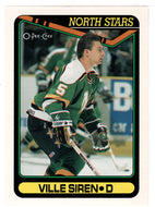 Ville Siren RC - Minnesota North Stars (NHL Hockey Card) 1990-91 O-Pee-Chee # 383 Mint
